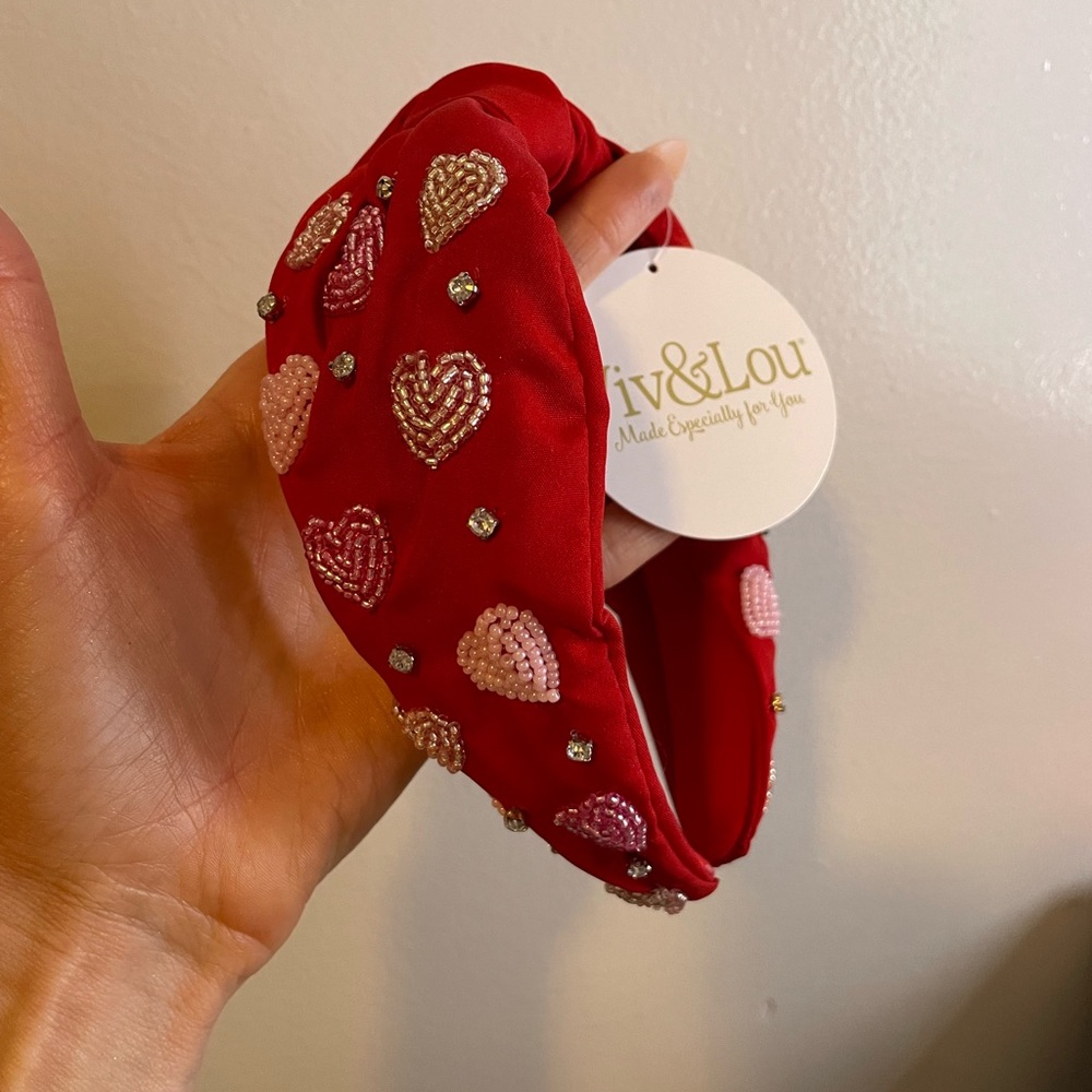 Valentine headband. Never been worn